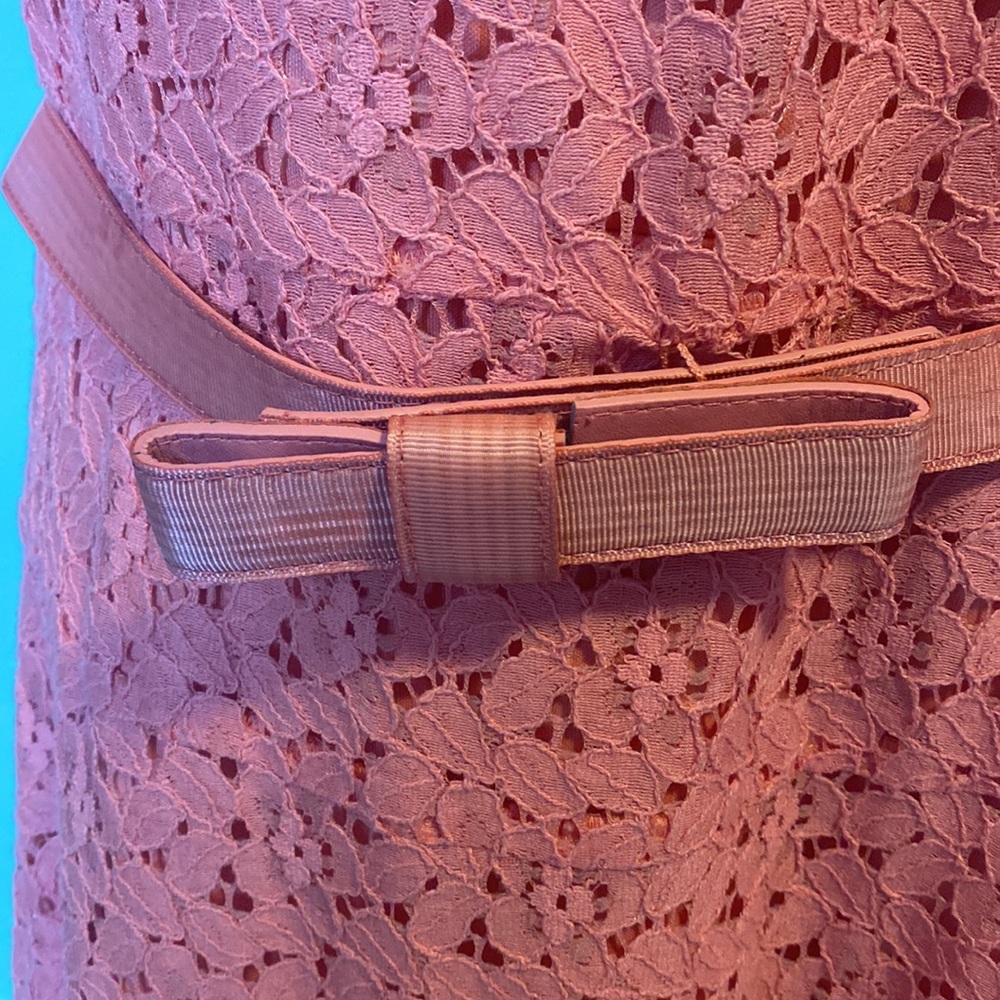 PRE-OWNED JESSICA H CORAL LACE DRESS - Picture 5 of 16